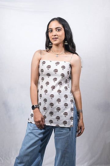 SELIN SPAGHETTI STRAP KURTI