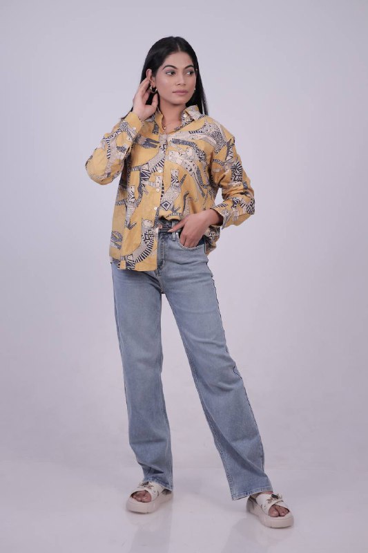 ZARA SAFARI PRINT SHIRT